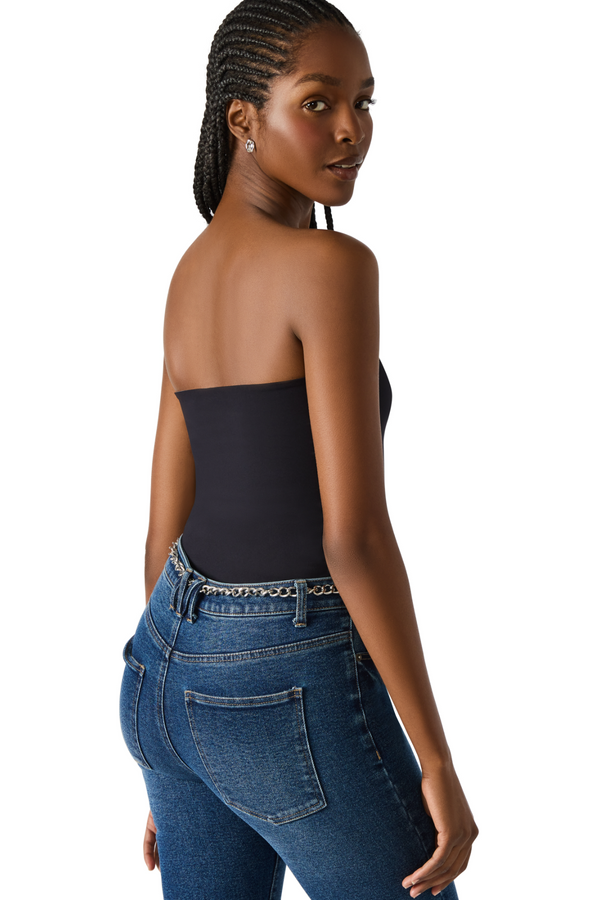 Aria Reversible Tube Top in Black Multi