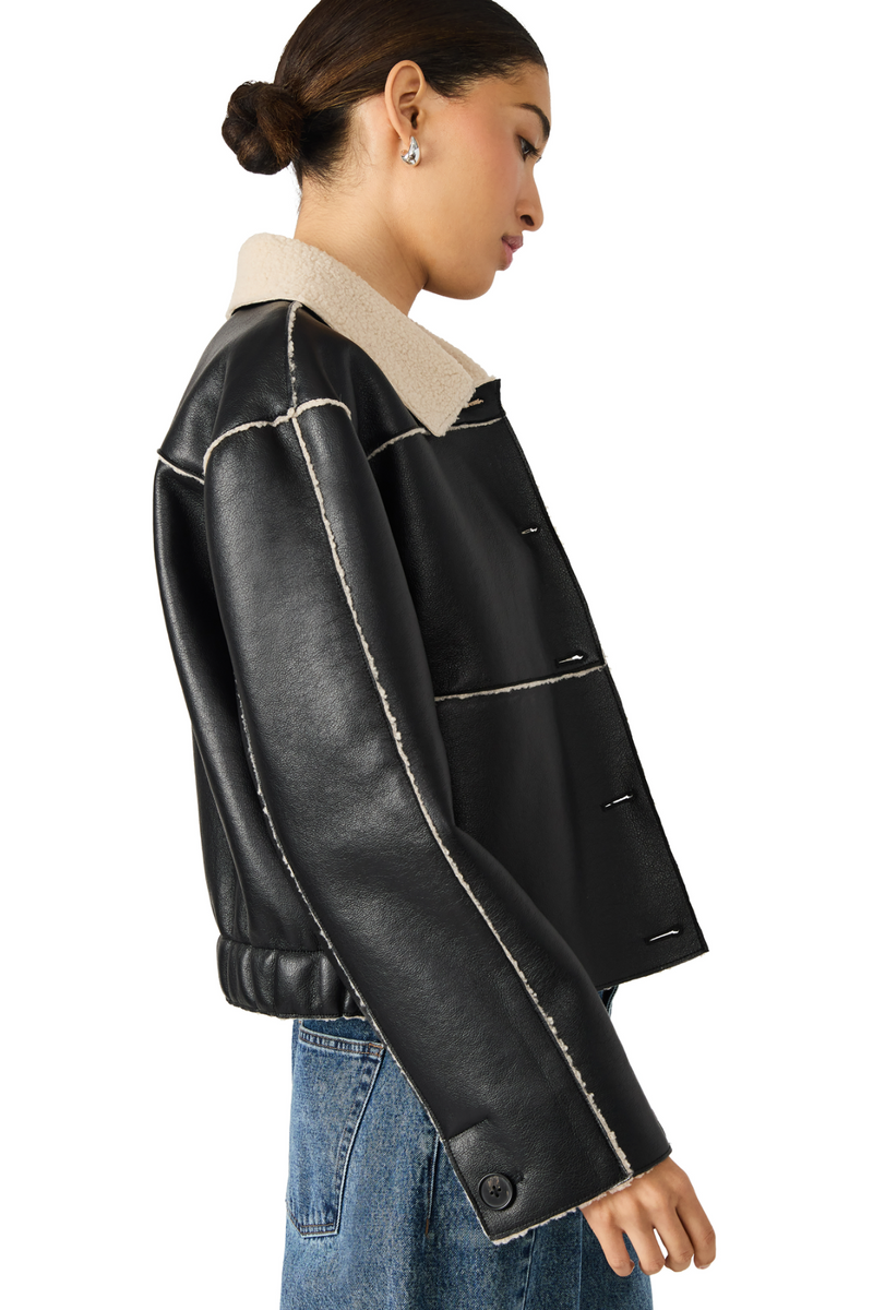 Dark Slate Gray Tilia Coat Jacket
