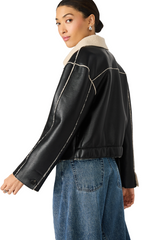 Dark Slate Gray Tilia Coat Jacket