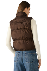 Dark Slate Gray Brady Vest Puffer Vest