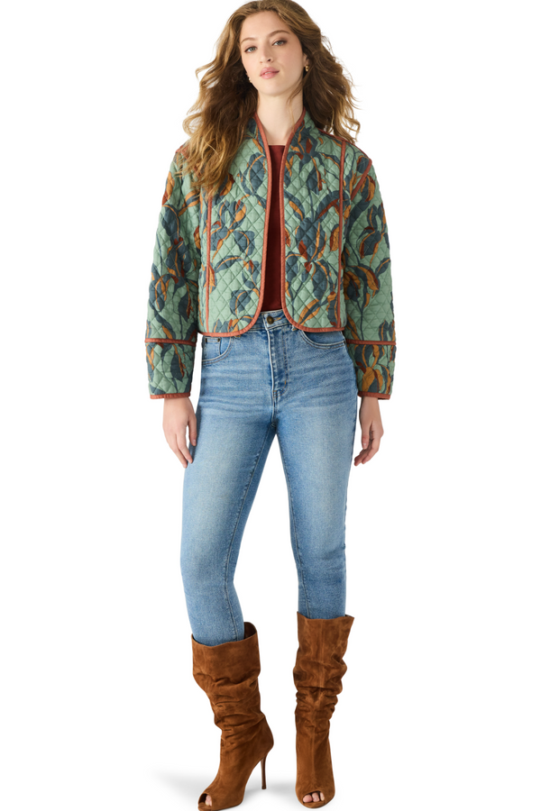 Dark Olive Green Adalynn Jacket Jacket