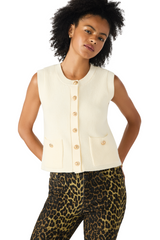 Black Aliya Sweater Vest Sweater Vest