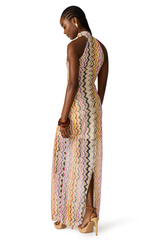 White Smoke Layra Dress in Rainbow Vision Maxi Dress