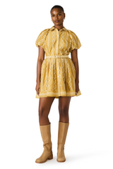 White Smoke Daisy Dress Mini Dress
