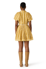 White Smoke Daisy Dress Mini Dress