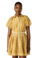 White Smoke Daisy Dress Mini Dress