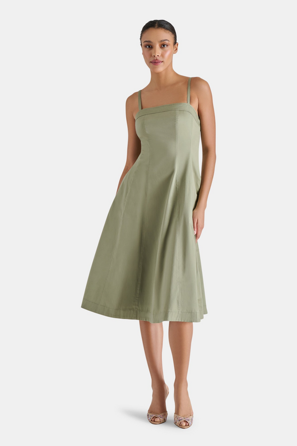 White Smoke Raleigh Dress Midi Dress