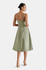 White Smoke Raleigh Dress Midi Dress