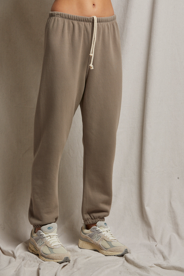 Dim Gray Stevie Fleece Easy Sweatpant Pant