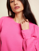 Pale Violet Red Sunny Sweatshirt Top