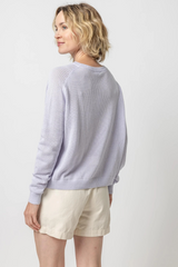 Light Gray Saddle Sleeve Pullover Sweater Sweater
