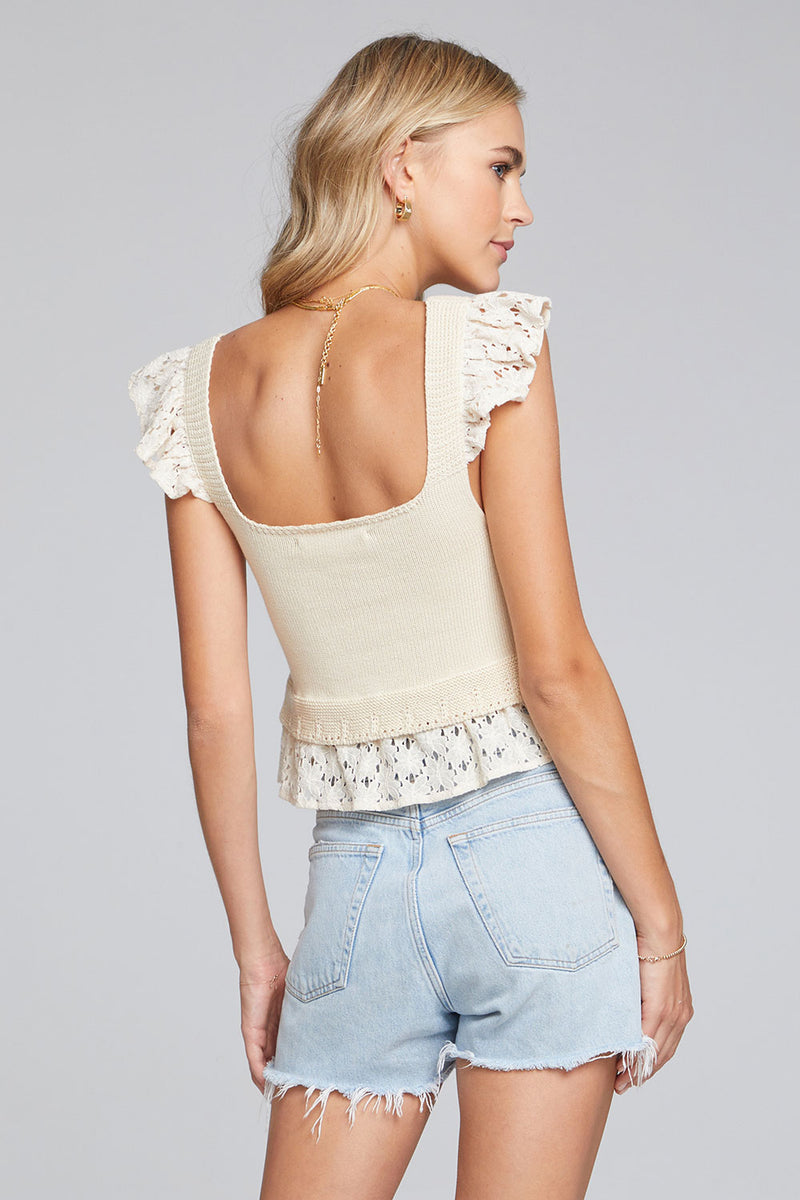 Light Gray Sara Top Shirts & Tops