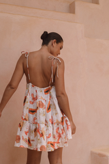 Rosy Brown Nikko Mini Dress in Seaside Mini Dress
