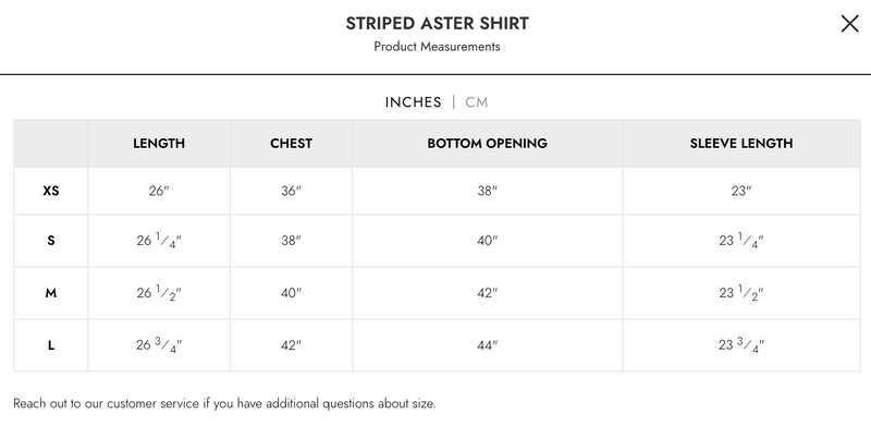 Lavender Striped Aster Shirt Top