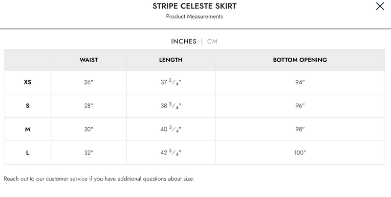 Lavender Striped Celeste Skirt Maxi Skirt