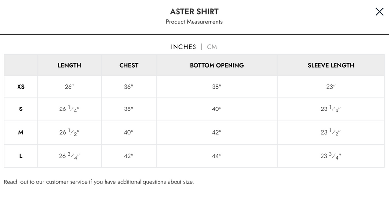 Lavender Aster Shirt Shirt