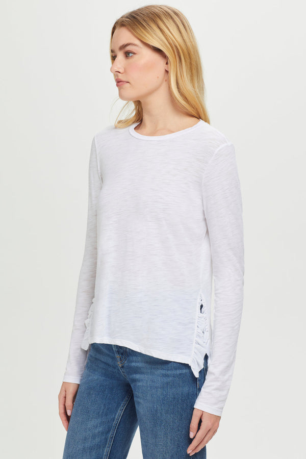 Light Gray Serendipity Long Sleeve Tee Top