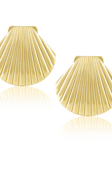 Light Goldenrod Shelly Earring Earring