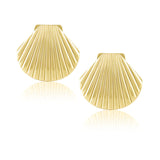 Light Goldenrod Shelly Earring Earring