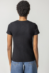 Light Gray Short Sleeve Crewneck Shirt