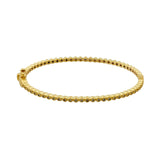 Dark Khaki Signature Bezel Pave Hinge Bangle Bracelet