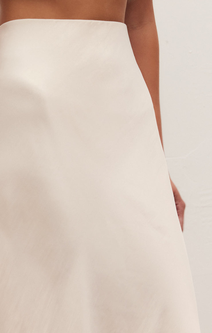 Light Gray Europa Poly Sheen Skirt Skirt
