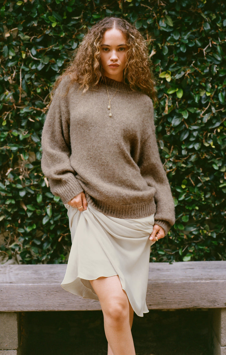 Dark Gray Europa Poly Sheen Skirt Skirt