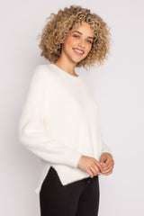 Light Gray Mountain Mama Long Sleeve Top Top
