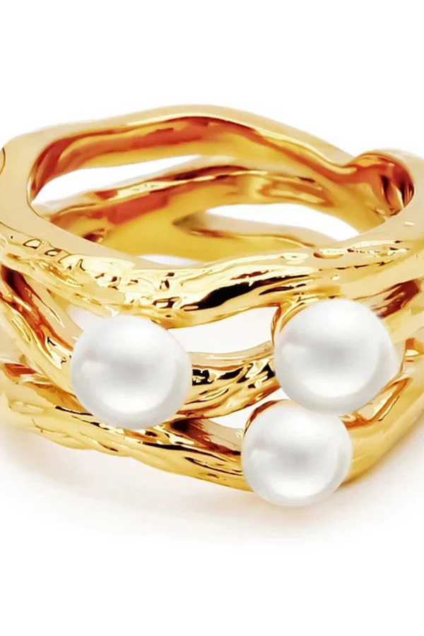 Bisque Sonora Pearl Ring Ring