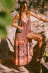 Sienna Love Jetty Strappy Maxi Dress in Balmy Nights Maxi Dress