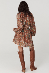 Light Gray Mojave Lily Tunic Dress in Amber Mini Dress