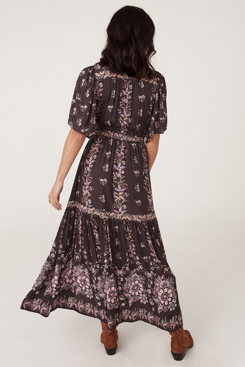 Dark Slate Gray Rebel Spirit Gown in Hyacinth Maxi Dress