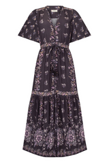 Dark Slate Gray Rebel Spirit Gown in Hyacinth Maxi Dress