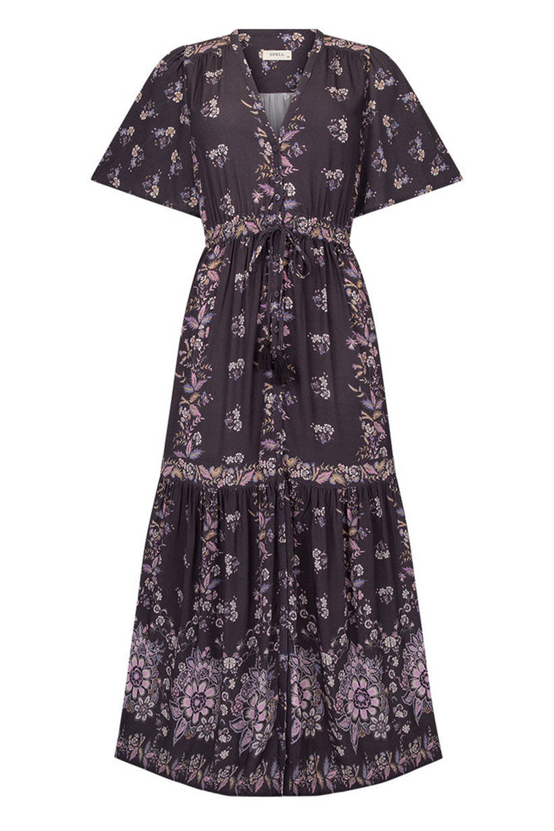 Dark Slate Gray Rebel Spirit Gown in Hyacinth Maxi Dress