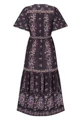 Dark Slate Gray Rebel Spirit Gown in Hyacinth Maxi Dress