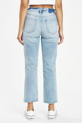 Lavender Straight Up High Rise Straight | High Key Jeans
