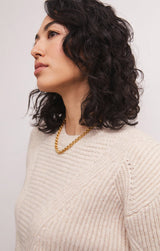 Light Gray Alaska Rib Sweater Sweater