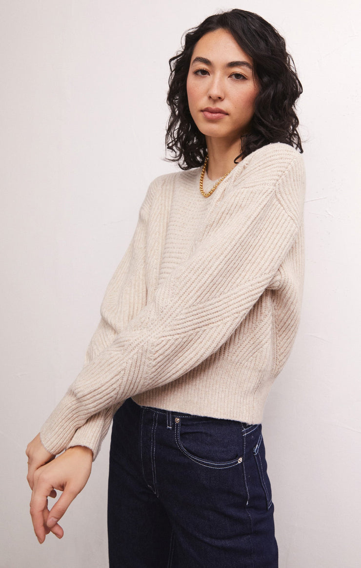 Light Gray Alaska Rib Sweater Sweater