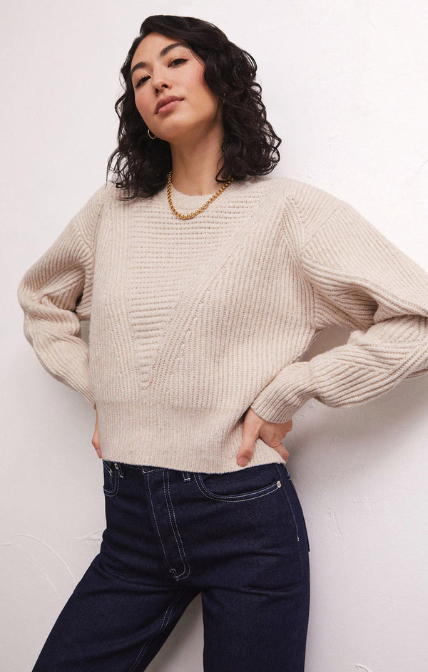 Light Gray Alaska Rib Sweater Sweater