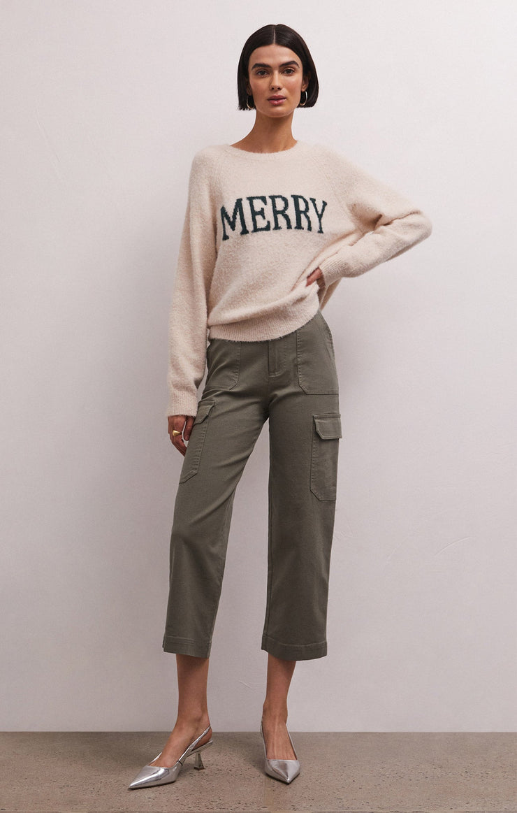 Gray Lizzy Merry Sweater Sweater