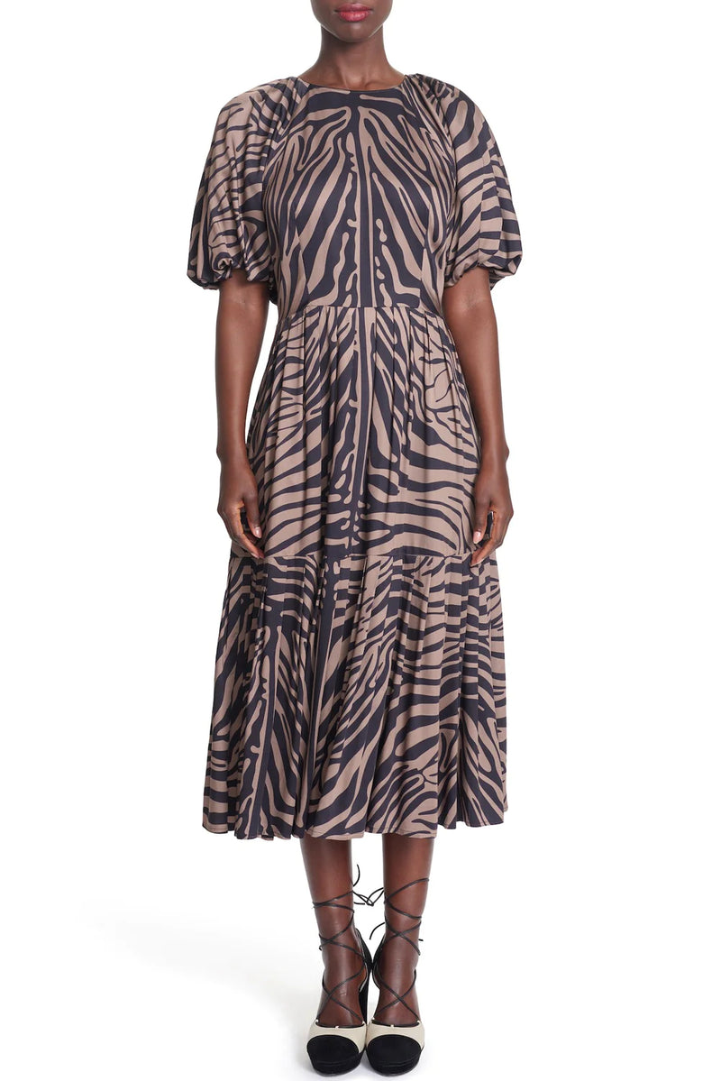 Dark Slate Gray Trudy Midi Dress Midi Dress