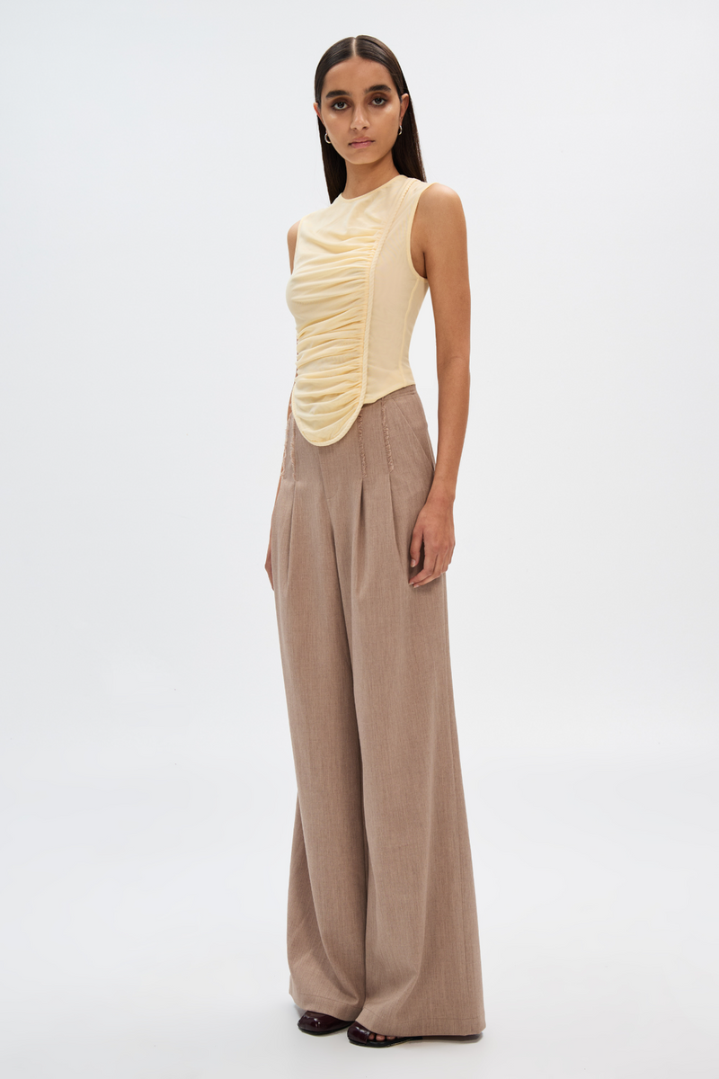 Lavender Sirra Mesh Top Top