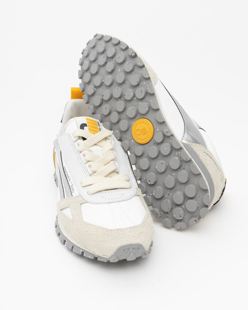 White Smoke Toronto Sneaker | Silver Flash Sneaker