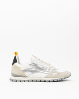 White Smoke Toronto Sneaker | Silver Flash Sneaker