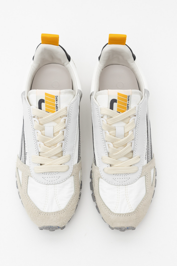 Beige Toronto Sneaker | Silver Flash Sneaker