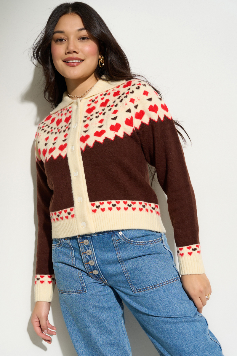 Light Gray Teagan Cardigan Cardigan