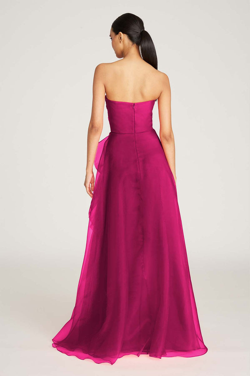 Light Gray Teresa | Draped Gown Formal Dress
