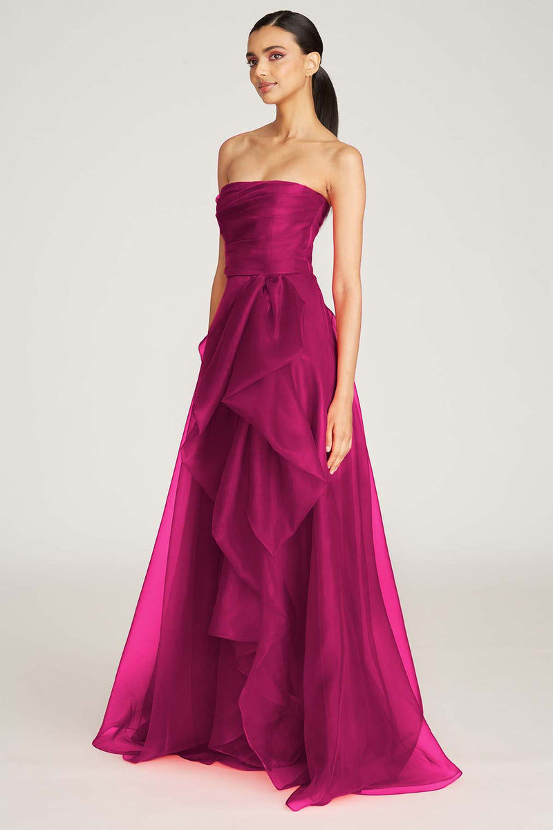 Light Gray Teresa | Draped Gown Formal Dress