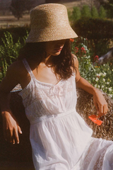 Dark Slate Gray Inca Bucket Hat Sun Hat