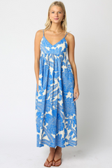 Light Gray Kip Floral Maxi Dress Maxi Dress